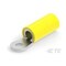 Te Connectivity Ring Terminal, #4 Stud Size, 10 AWG, 600 V, Vinyl Insulated, Yellow 34835 - alternate 1